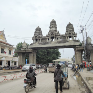 カンボジアのゲート