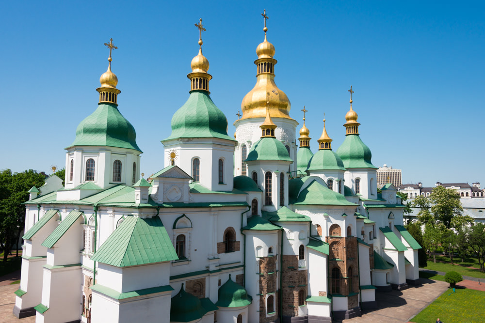 ウクライナ旅行記18 キエフの世界遺産聖ソフィア大聖堂とペチェールシク大修道院 アジアバックパッカートラベル